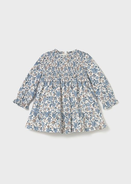 Vestido terciopelo Mayoral ESTAMPADO blue bell - Imagen 3