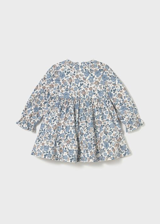 Vestido terciopelo Mayoral ESTAMPADO blue bell - Imagen 4