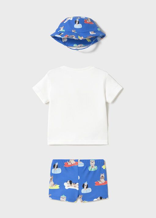 Conjunto baño con gorro Mayoral PERRITO azul - Imagen 3