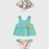 Conjunto baño con gorro Mayoral FLORES ágata