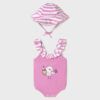 Conjunto bañador y gorro Mayoral POLLITO HELADO chicle