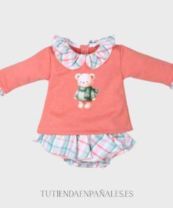 Conjunto sudadera volantes ranita OSO BUFANDA