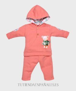 Chandal capucha algodón 2 piezas OSO BUFANDA
