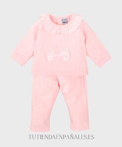 Chandal algodón niña VESPA rosa