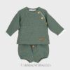 Conjunto pololo manga larga MICROPANA verde