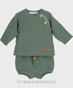 Conjunto pololo manga larga MICROPANA verde