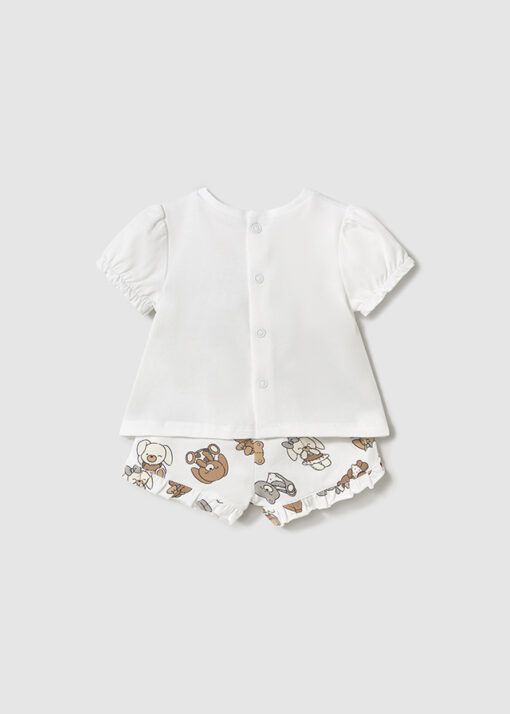 Conjunto short Mayoral OSITA GAFAS galleta - Imagen 5