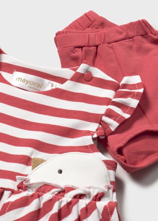 Conjunto 2 piezas algodón Mayoral POLLITO rojo - Imagen 5