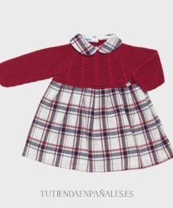 Vestido cuerpo punto CUADROS familia Bosque