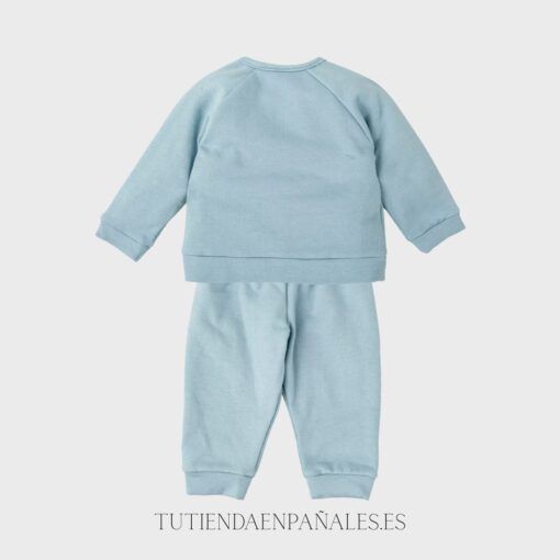 Chandal algodón niño BUHO azul - Imagen 2