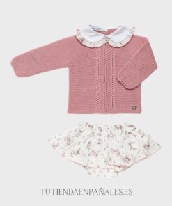 Conjunto braga falda lana Juliana ANIMALITOS familia Nube