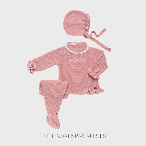 Conjunto 3p lana Juliana BODOQUES familia Susurro