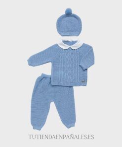 Conjunto 3p lana Juliana ROMBOS familia Candelas