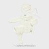 Conjunto 3p lana Juliana RECOGIDAS PUNTILLAS familia Dulzura