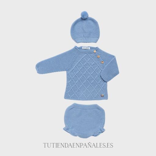 Conjunto 3p lana Juliana ARANES familia Candelas