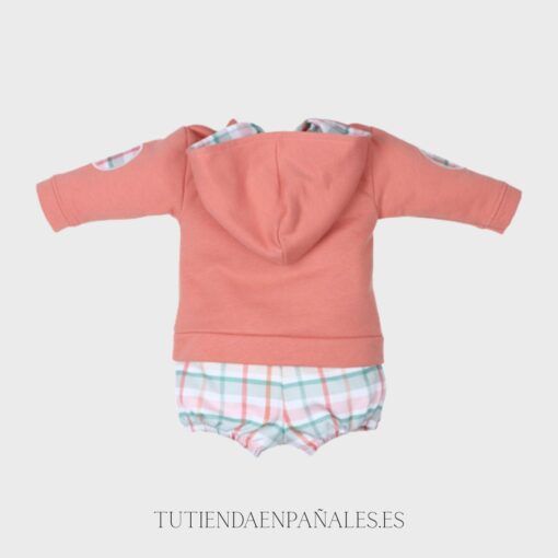 Conjunto sudadera capucha OSO BUFANDA - Imagen 2