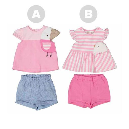 Conjunto 2 piezas algodón Mayoral POLLITO chicle - Imagen 6