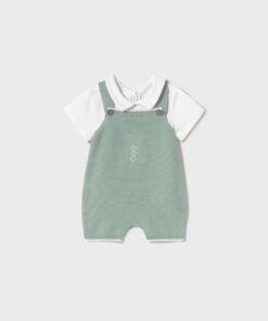 Conjunto peto tricot Mayoral OSO verde