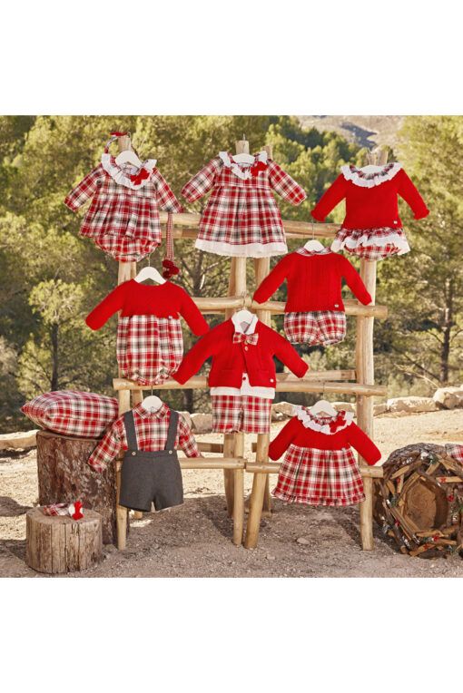 Conjunto pantalón Juliana CUADROS TRENZAS familia Burbuja - Imagen 2
