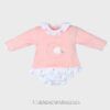 Conjunto sudadera ranita OVEJITA LUNA rosa