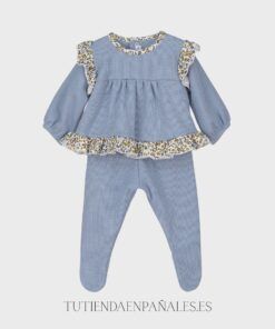 Conjunto polainas 2 piezas CANALÉ LIBERTY azul