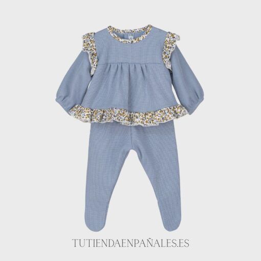 Conjunto polainas 2 piezas CANALÉ LIBERTY azul