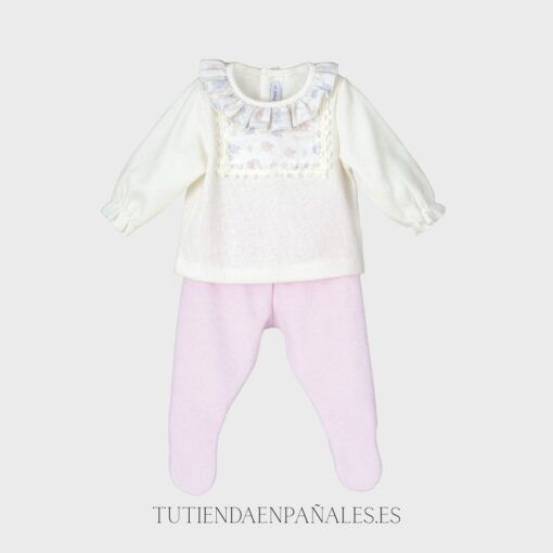 Conjunto polainas 2 piezas RAMOS rosa