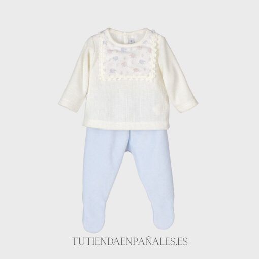 Conjunto polainas 2 piezas RAMOS celeste