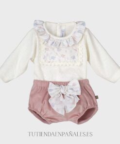 Conjunto pololo terciopelo y camisa LAZADA RAMOS