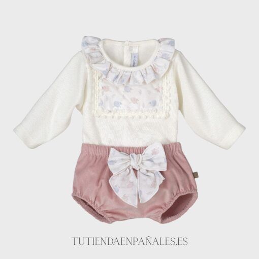 Conjunto pololo terciopelo y camisa LAZADA RAMOS