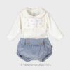 Conjunto pololo terciopelo y sueter RAMOS