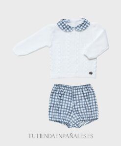 Conjunto pantalón Juliana CUADRITOS TRENZAS familia Duende