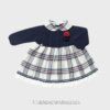 Vestido cuerpo punto CUADROS CUELLO familia Hechizo
