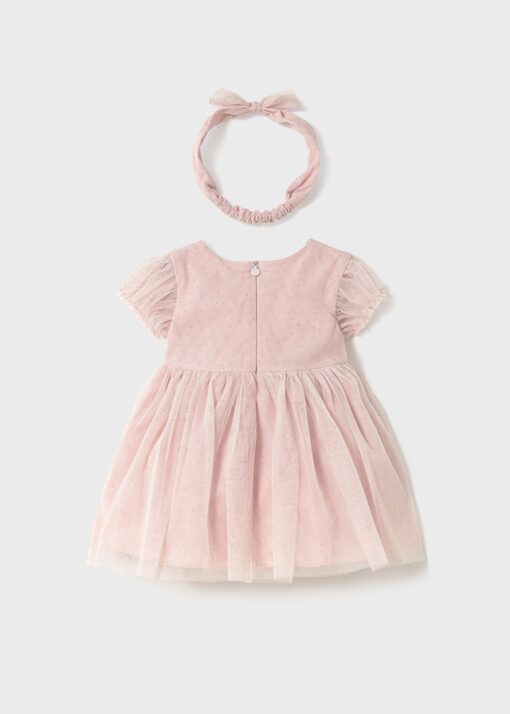 Vestido infantíl TUL diadema Mayoral - Imagen 3