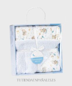 Manta infantíl borreguillo ELEFANTE