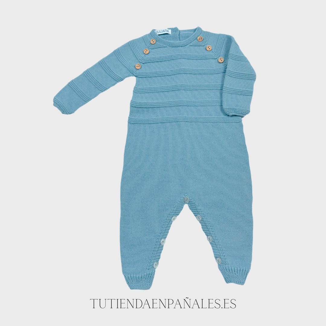 Pelele lana Juliana RAYADO LINES BOTONES