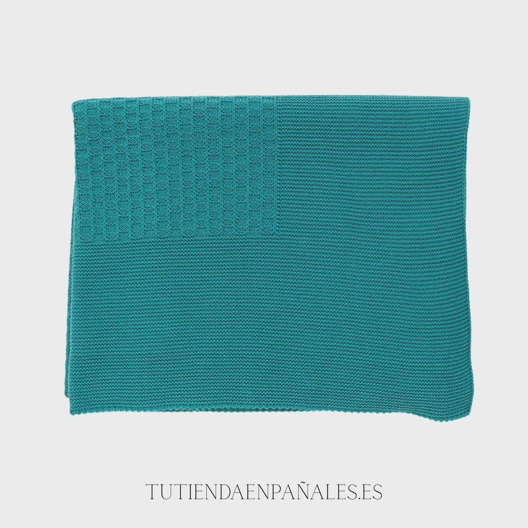 Toca/chal punto lana Juliana CUADROS RECOGIDA