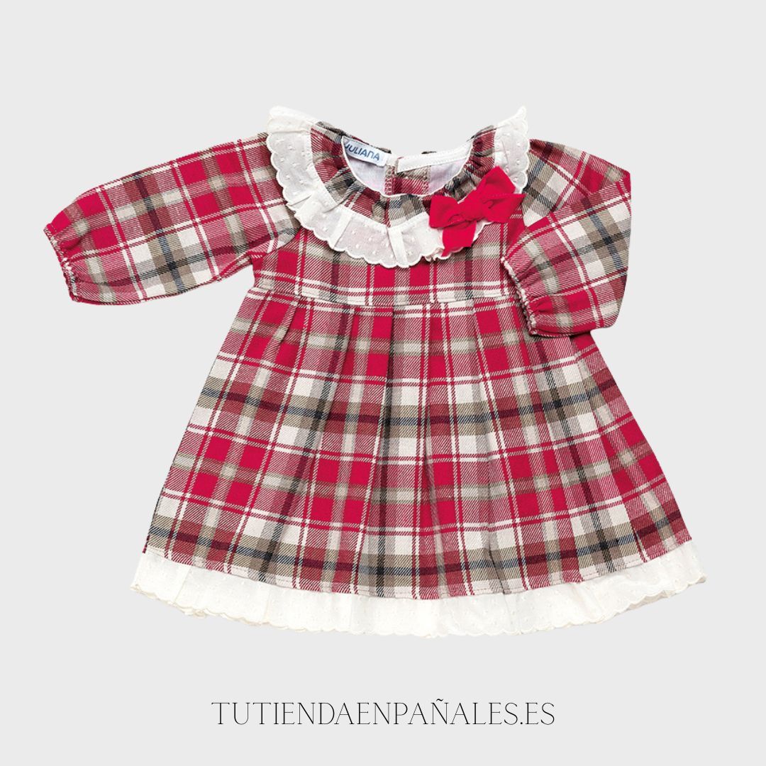 Vestido enterizo Juliana 2 VOLANTES PUNTILLA