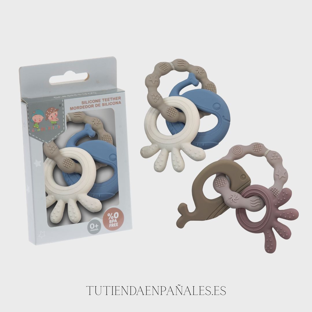 Mordedor silicona BALLENA