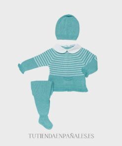 Conjunto polainas 3p hilo Juliana RAYADO BOLSILLO