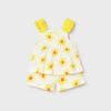 Conjunto short bambula Mayoral GIRASOLES