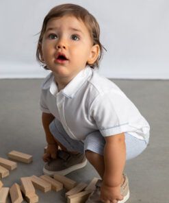 Conjunto bermuda lino Mayoral CUADROS