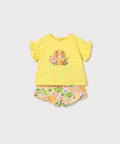 Conjunto pantalón corto Mayoral LEONCITA