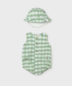 Pelele y gorro bebé Mayoral MANZANA