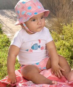 Conjunto baño y gorro Mayoral TORTUGA terracota