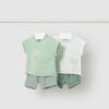 Conjunto 2 piezas algodón Mayoral ESTRELLA COMETA verde