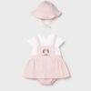 Pelele falda con gorro Mayoral PERRITA rosa
