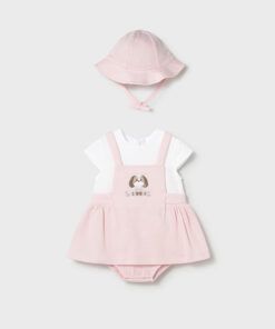 Pelele falda con gorro Mayoral PERRITA rosa
