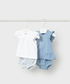 Conjunto 2 piezas algodón Mayoral GATITO azul