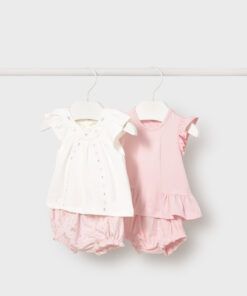 Conjunto 2 piezas algodón Mayoral GATITOS rosa